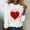 White, variant on VgaVtl T-Shirts Womens Plus Size Long Sleeve Valentines Day Womens Tops Pullover Heart Print Holiday Casual Loose Tops