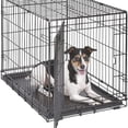 thumbnail image 6 of 30-Inch for Medium Breeds, 21-40 lbs, Single Door Folding Dog Crate with Divider Panel, Leak-Proof Tray & Secure Latch, Portable, Durable & Easy to Assemble, 6 of 6