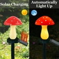 thumbnail image 6 of Harpi Waterproof LED Solar Powered Mushroom Toadstool Light, Red, 6 of 7