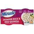 Minute ReadytoServe Jasmine Rice and Red Quinoa, Microwaveable Rice and Quinoa Cups, 4.4 oz, 2