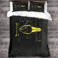 thumbnail image 3 of Formula 1 Bedding Set With 3d Duvet Cover F1 Microfiber Duvet Cover And Pillowcases With Zipper Closure 3 Pcs For Single Or Double Bed, 3 of 5