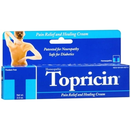Rub 2 Ounce Cream - Topricin Pain Relief Cream 2oz Tube