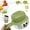 Green, variant on Kitchen Dual-Layer Draining Basket with Handle,Heavy-Duty Thickened Double Layer Fruit & Veggie Washer with Star-Shaped Holes,Secure Lock & Hanging Hook,Ideal Mini Colander for Berries,Tomatoes
