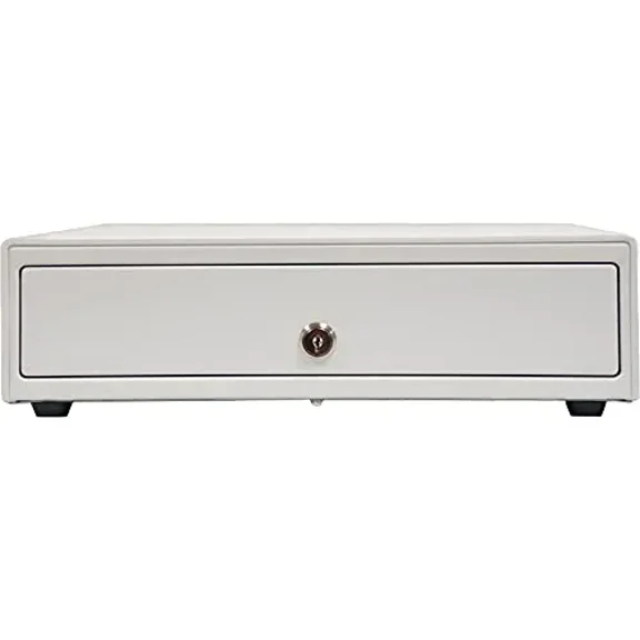Star Micronics CD4-1416 Choice Cash Drawer, White, 14Wx16D, 4Bill-5Coin, Printer-Driven, Cable Included