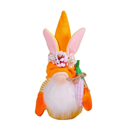 

Weerihhol Garden Hat New Easter Decoration Doll Easter Bunny Decoration