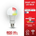 thumbnail image 2 of Energizer 24-Pack Smart Wi-Fi Multi-Color and Single White LED Light Bulb, A19 Shape, E26 Base, 2 of 5