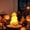 Orange A, variant on 3 Tier Stacked Pumpkin LED Light, Orange Plastic Halloween Jack O Lantern Lamp, Battery Operated Tabletop Hanging Decor for Party Home Ornament
