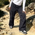 thumbnail image 6 of Womens Cargo Pants with Pockets Lightweight Baggy Hiking Pants Casual Travel Parachute Pants, 6 of 7