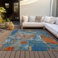 thumbnail image 6 of Addison Rugs Chantille Indoor/Outdoor Transitional Abstract Navy Washable Rectangle Rug, 5' x 7'6", 6 of 6