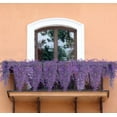 thumbnail image 5 of 4 Pcs Hanging Fake Plants Fake Vines Artificial Plants Faux Hanging Plant Artificial Hanging Plants Wall Plants Fake Indoor Outdoor Decorations (Purple), 5 of 7