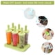 thumbnail image 3 of Paquete de 6 moldes de hielo premium de silicona para paletas, tapas seguras a prueba de fugas, reutilizables, aptos para lavavajillas, fáciles de limpiar, para niños y adultos, 3 of 5