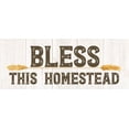 thumbnail image 2 of Reed, Tara 18x10 Gold Ornate Wood Framed with Double Matting Museum Art Print Titled - Farm Life Panel Bless this Homestead, 2 of 4
