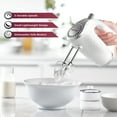 thumbnail image 2 of Brentwood Lightweight 5-Speed Electric Hand Mixer, White, 2 of 9