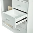 thumbnail image 5 of ModMakers 31.5" W Wood Closet System, 1-Shelf, 4-Drawer Closet Organizer, White, 5 of 7