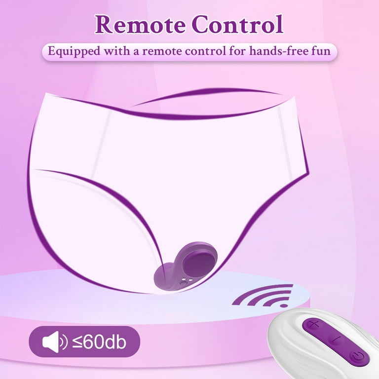 Tluda Wearable Vibrator Vibrating Panties Clitoral Stimulator Butterfly  Vibrator with Remote, Sex Toys for Women,Purple - Walmart.com