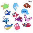 thumbnail image 2 of 12PCS Sea Animal Fridge Magnet Creative Calendar Magnet Ocean Animal Magnet, 2 of 10