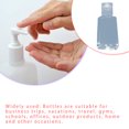 thumbnail image 4 of Yuarrent Botellas de viaje Contenedores portátiles fáciles de dispensar con buena hermeticidad Prácticos kits de desinfectante de manos Herramientas de Artesanía botella trapezoidal de 30ml Yuarrent HA060051-02B, 4 of 6