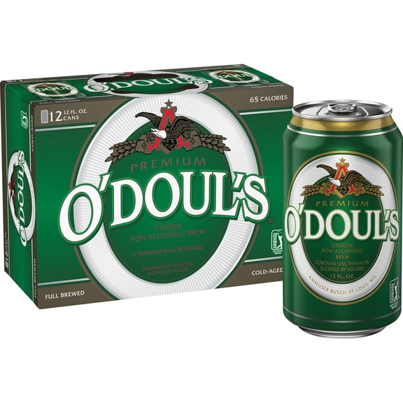 O'Doul's American Lager Beer 12 pack 12 fl oz Aluminum Cans 0.5% ABV Non Alcoholic