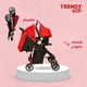 thumbnail image 4 of Carriola con Portabebe Trendy Kids  Maxy Rojo, 4 of 5