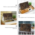 thumbnail image 2 of Planche de Fond de Réservoir de Reptile 3D Réaliste Décoration de Fond de Réservoir de Tortue, 2 of 8