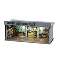 thumbnail image 4 of Vitrina de coche Diorama 1/64, caja de almacenamiento con luz, paisaje de estacionamiento, decoración del hogar, minimodelo de automóvil, garaje para, 4 of 10