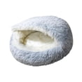 thumbnail image 4 of Cama para gatos con funda, cojín para cama de mascotas, cálida y acogedora cama para perros, suministros para mascotas, gatos de interior, cachorros y 60 centímetros, 4 of 10