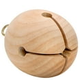 thumbnail image 1 of Woodpeckers Wooden jingle Bells Ornaments 2-1/4'' Tall (with eye hook) x 1-3/4'' Wide Perfect For Christmas Decorations Pack Of 100, 1 of 3