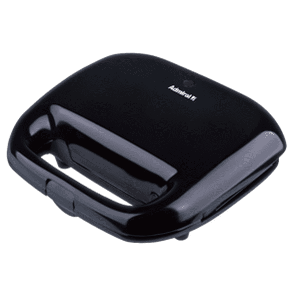 Admiral 2-Slice Ceramic Nonstick Waffle Maker, 760W, Black