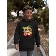 thumbnail image 2 of Tropical Summer Hawaiian Fun Icon Youth's Hoodie, 2 of 4