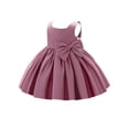 thumbnail image 4 of Xingqing Robe Bébé Fille Grand Nœud Princesse Tutu Fête Anniversaire Mariage, 4 of 6