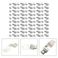 thumbnail image 2 of 10/50 Pcs Photo Frame Hardware Hook Silver Horizontal Straight Strip Hanger(Building & Hardware), 2 of 10