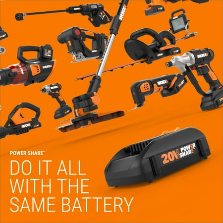trimmer hedge blower worx edger combo lawn leaf equipment