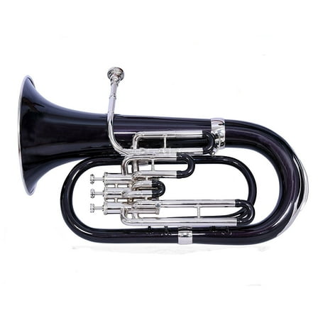 Sai Musical India Euphonium. Bb, 3 Valve Black NICKEL