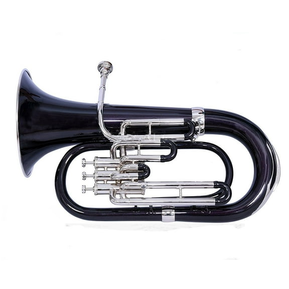 Sai Musical India Euphonium. Bb, 3 Valve Black NICKEL