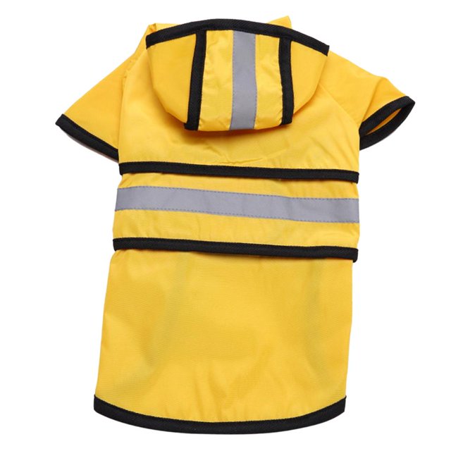 Chubasquero para Perros Zulema Reflectante Impermeable Seguridad Amarillo S