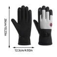 thumbnail image 2 of Cinvoph Winter Waterproof Ski Gloves Men Women Touchscreen Non Slip Windproof Lining Thermal Warm Gloves for Driving Biking Running Cycling Hiking Camping Snow Play, 2 of 5