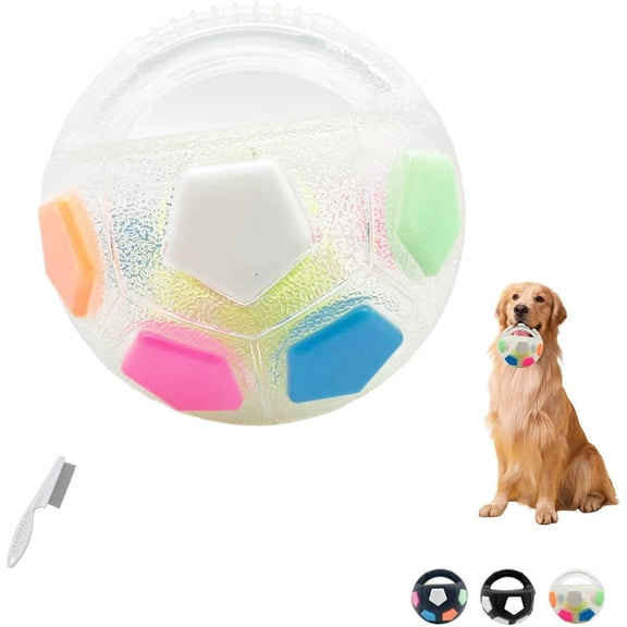 Yippzo Football Tennis Ball for Dogs, 2026 New Interactive Soccer Shape Calming Ball Toy, Bite Training Toy for Medium Large Breeds