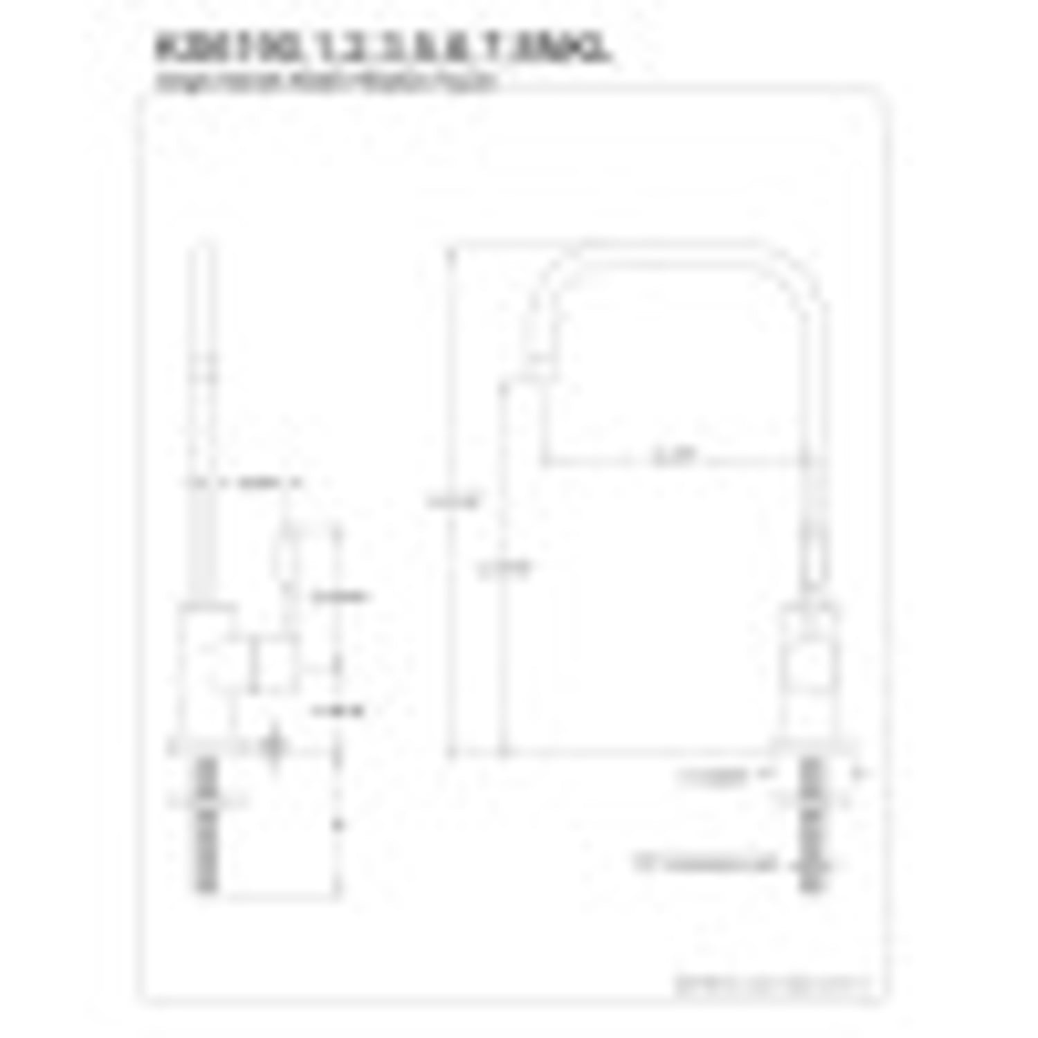 Kingston Brass KS6198NKL Nustudio Single-Handle Cold Water Filtration Faucet, Brushed Nickel