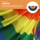 thumbnail image 3 of KAKOWELY Bandera arcoíris del orgullo gay, pancarta LGBT arcoíris, decoración para fiesta del orgullo LGBT, 3 of 5