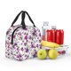 thumbnail image 5 of Disketp Violets Flowers Bolsa Térmica para Almuerzo para Hombre y Mujer, Ideal para Trabajo, Senderismo y Picnic, 5 of 8