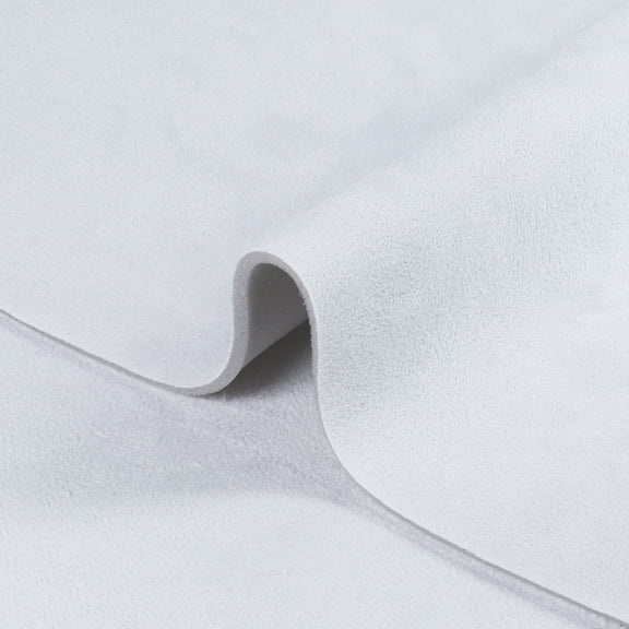 Car Micro-Suede Headliner Roof Fabric for Automotive, Home, RV Interior Replacement Repair 60" Wide by the Yard White