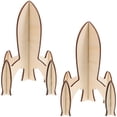 thumbnail image 3 of Shisuyan 2pcs 3D Puzzles Model Toy 3D Rocket Puzzles Funny Wooden Puzzles Assembly Toys, 3 of 8