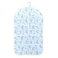 thumbnail image 1 of Bolsa de almacenamiento de ropa interior para armario, organizadores colgantes multifuncionales con 16 bolsillos para el hogar (flor), 1 of 8