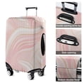 thumbnail image 5 of Pink Gold Wave Marble Luggage Cover Fashion Suitcase Cover Baggage Covers Fit 25-28 Inch Luggage (Go Travel), 5 of 5
