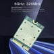 thumbnail image 4 of Tarjeta QCNCM865 WiFi7 Bluetooth 5.4 Tribanda 2.4G/5G/6Ghz 5800M M.2 Adaptador de Red Inalámbrica para 10/11, 4 of 5