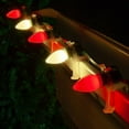 thumbnail image 2 of Opticore LED C7 Smooth Ceramic-Style Red and Warm White Christmas Lights with Shatterproof Christmas Bulbs, 50 Lights, 50ft, 2 of 7