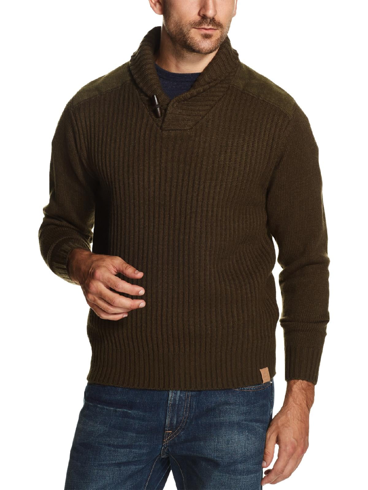 Weatherproof Mens Ribbed Toggle Shawl 