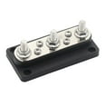 thumbnail image 4 of BIBABLYKE Bus Bar Box Board 48V 150A Power Distribution Block with Cover for Car Boat Marine Truck Battery Junction Terminal Block, 4 of 7