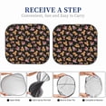 thumbnail image 5 of Picia Rose Flower Bear 2 Piece Car Windshield Sun Shade Foldable | Foldable Sun Shield for Front Window Blocks UV Rays and Keeps Your Vehicle Cool-, 5 of 7