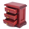 thumbnail image 2 of 1/12 Dollhouse Bedside Table, Solid Simulate Dollhouse Bedside Table, Well-designed  For Doll House, 2 of 8
